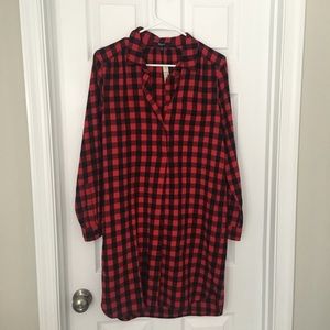 Madewell Buffalo Plaid dress NWT